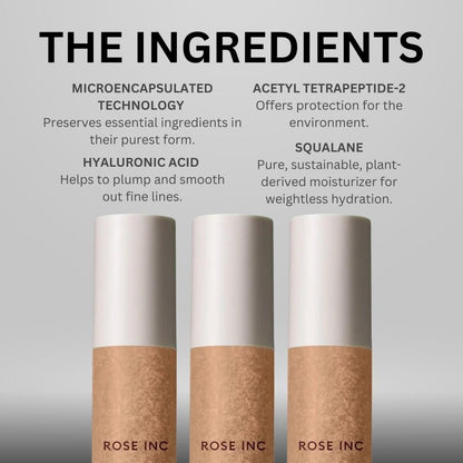 ROSE INC Skin Enhance Non-Comedogenic Skin Tint Serum Foundation 60 – Hydrating, Breathable Coverage for Medium Neutral Skin