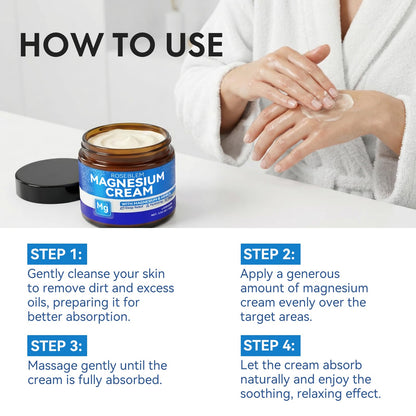 Roseblem Magnesium Cream with Arnica & Lavender – Muscle Relief, Relaxation & Sleep Support