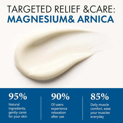 Roseblem Magnesium Cream with Arnica & Lavender – Muscle Relief, Relaxation & Sleep Support