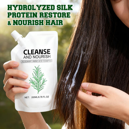 Rosemary Amino Acid Shampoo – Strengthen Scalp and Support Thinning Hair, 2-Pack (200 ml each)