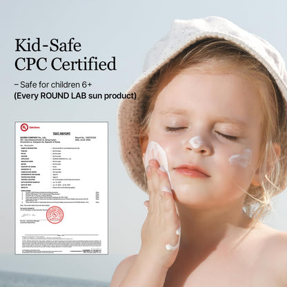 ROUND LAB Birch Juice Moisturizing UV LOCK SPF 45 – Lightweight, Fragrance-Free Sunscreen with No White Cast