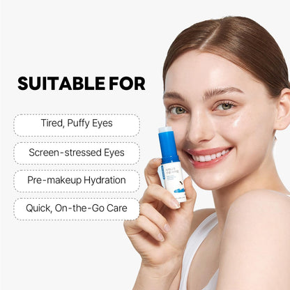 ROUND LAB Birch Juice Eye Stick | Icy Cooling Depuffing Balm for Puffy Eyes & Dark Circles | 0.35 oz