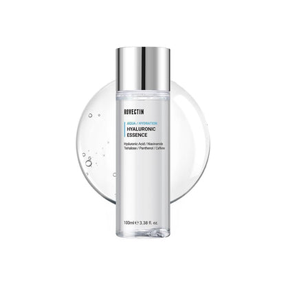 ROVECTIN Aqua Hyaluronic Essence – Hydrating Toner & Essence with 7-Layer Hyaluronic Acid Complex & Niacinamide | Vegan Korean Skincare (3.38 fl oz)
