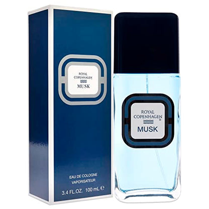 Royal Copenhagen Musk For Men Cologne Spray 3.4 oz – Casual Fragrance (126130)