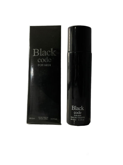 Royal Fragrance Black Code for Men 3.0 oz Eau de Toilette Spray