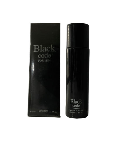 Royal Fragrance Black Code for Men 3.0 oz Eau de Toilette Spray