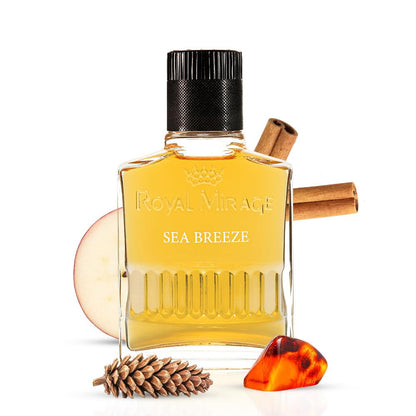 Royal Mirage Sea Breeze Aftershave for Men – Fresh Woody-Spicy Scent, 3.4 oz
