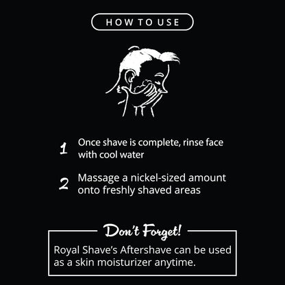 Royal Shave Aftershave Lotion – Soothing, Hydrating Post-Shave Balm (UK Made)