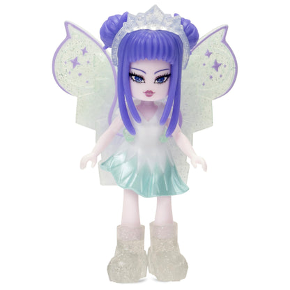 Royale High Ice Fairy 3-inch Doll - 9 Fashion Accessories + Virtual Item Code (Series 2) | Ages 5+