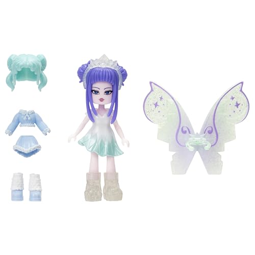 Royale High Ice Fairy 3-inch Doll - 9 Fashion Accessories + Virtual Item Code (Series 2) | Ages 5+
