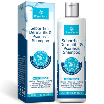 Roycederm Psoriasis & Seborrheic Dermatitis Shampoo – Itch Relief & Flake Control