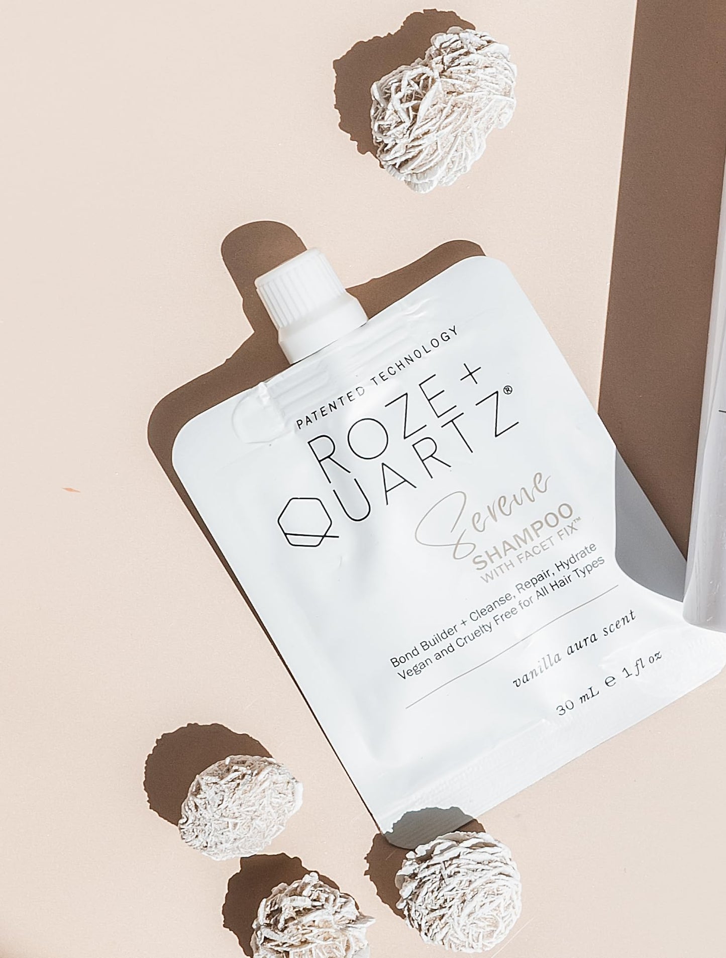 Roze + Quartz Serene Shampoo with Facet Fix Bond Builder (30ml)
