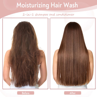 RSQAZQ Travel 2-in-1 Shampoo & Conditioner – 100 Pack, 0.34 oz Each, Bulk Hotel & Travel Toiletries