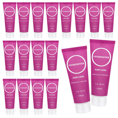 RSQAZQ Travel Size Conditioner 1oz — 30-Pack, Individually Wrapped for Hotels & Charities