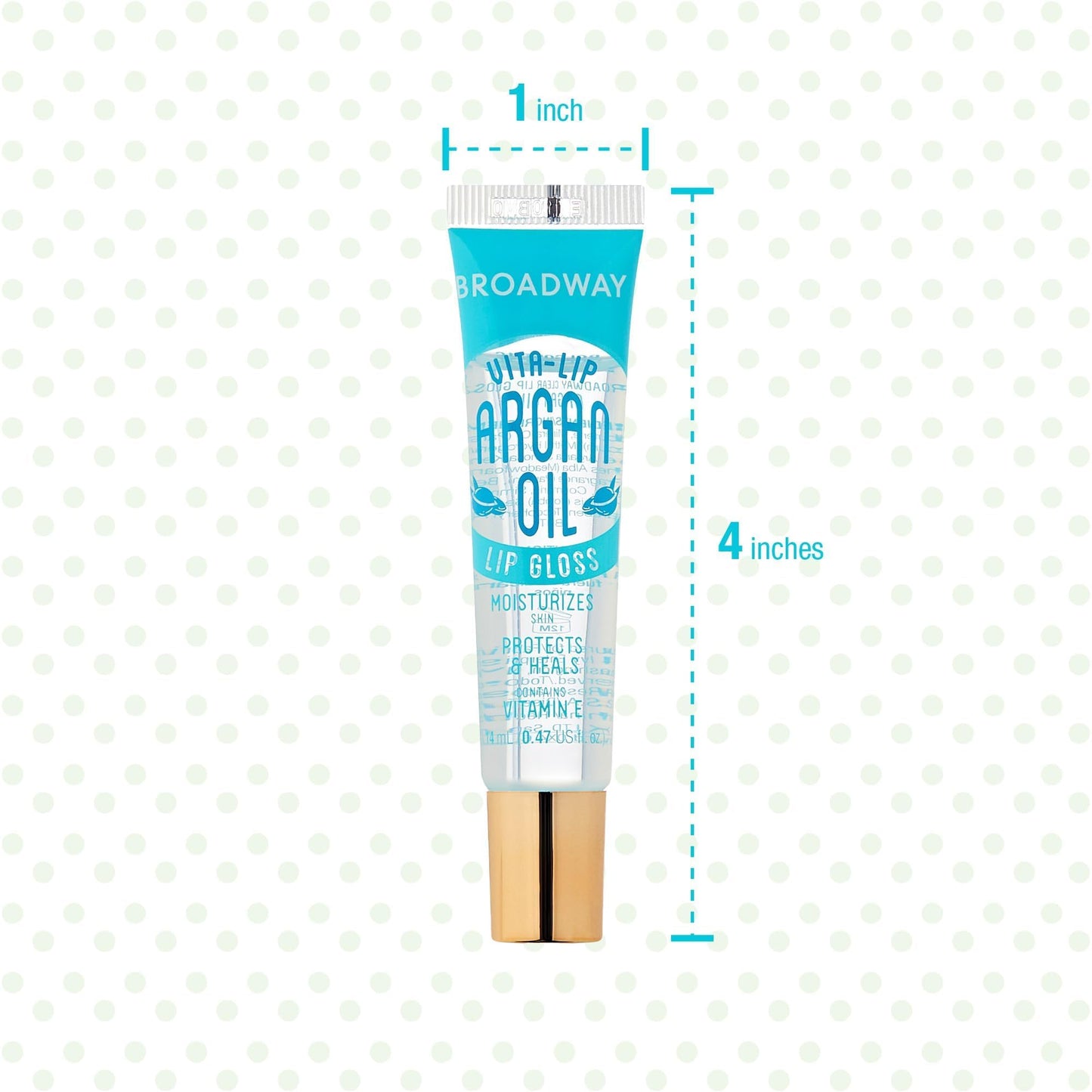 Ruby Kisses Broadway Vita-Lip Clear Lip Gloss (8 Pack) – Ultra Hydrating & High Shine