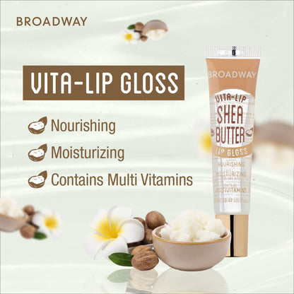 Ruby Kisses Broadway Vita-Lip Clear Lip Gloss (8 Pack) – Ultra Hydrating & High Shine