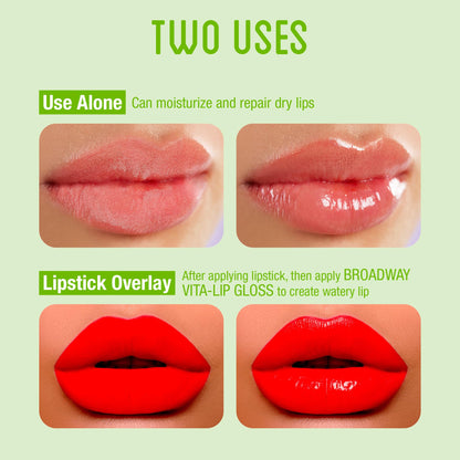 Ruby Kisses Broadway Vita-Lip Clear Lip Gloss (10 Pack) – Hydrating, High-Shine, Vitamin-Enriched Lip Gloss