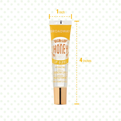 Ruby Kisses Broadway Vita-Lip Clear Lip Gloss (10 Pack) – Hydrating, High-Shine, Vitamin-Enriched Lip Gloss