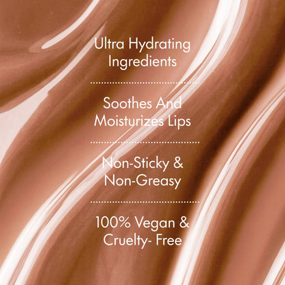 Ruby & Millie Ice Coffee Tinted Lip Balm – Hydrating Vegan Lip Butter 0.5oz