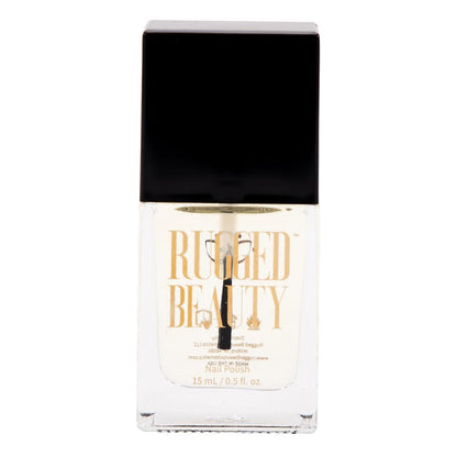 Rugged Beauty Non-Toxic 21-Free Quick Dry Top Coat – High Gloss Clear Finish, 0.5 fl oz