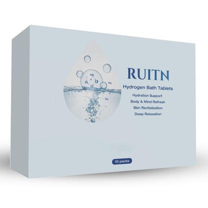 RUITN Hydrogen Bath Tablets – Spa-Quality Hydrogen Water for Bath, Foot & Face | 10 Tablets