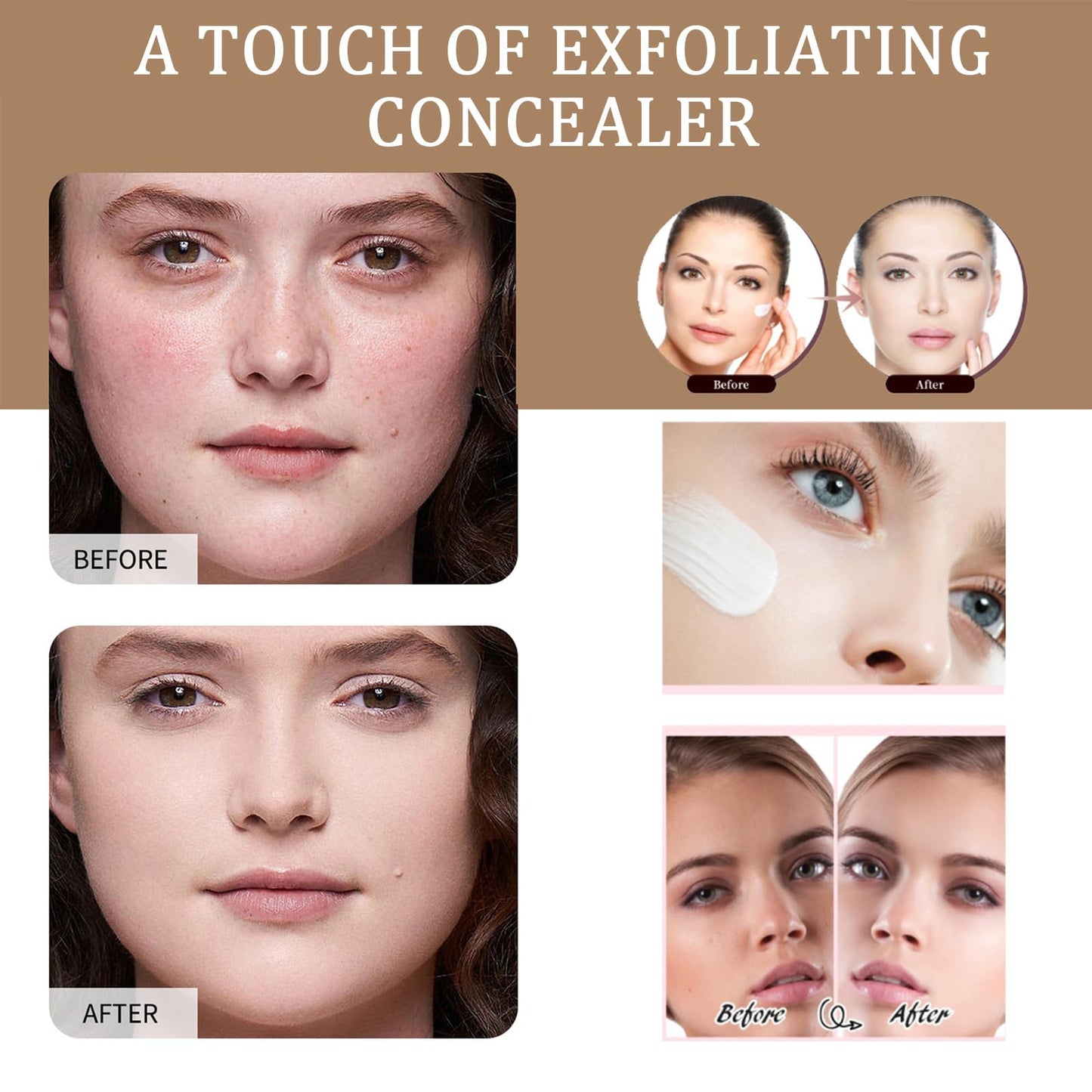 Rulinal Foundation 4 in 1 – Medium Spectrum SPF 50+ Hydrating Color-Changing Foundation