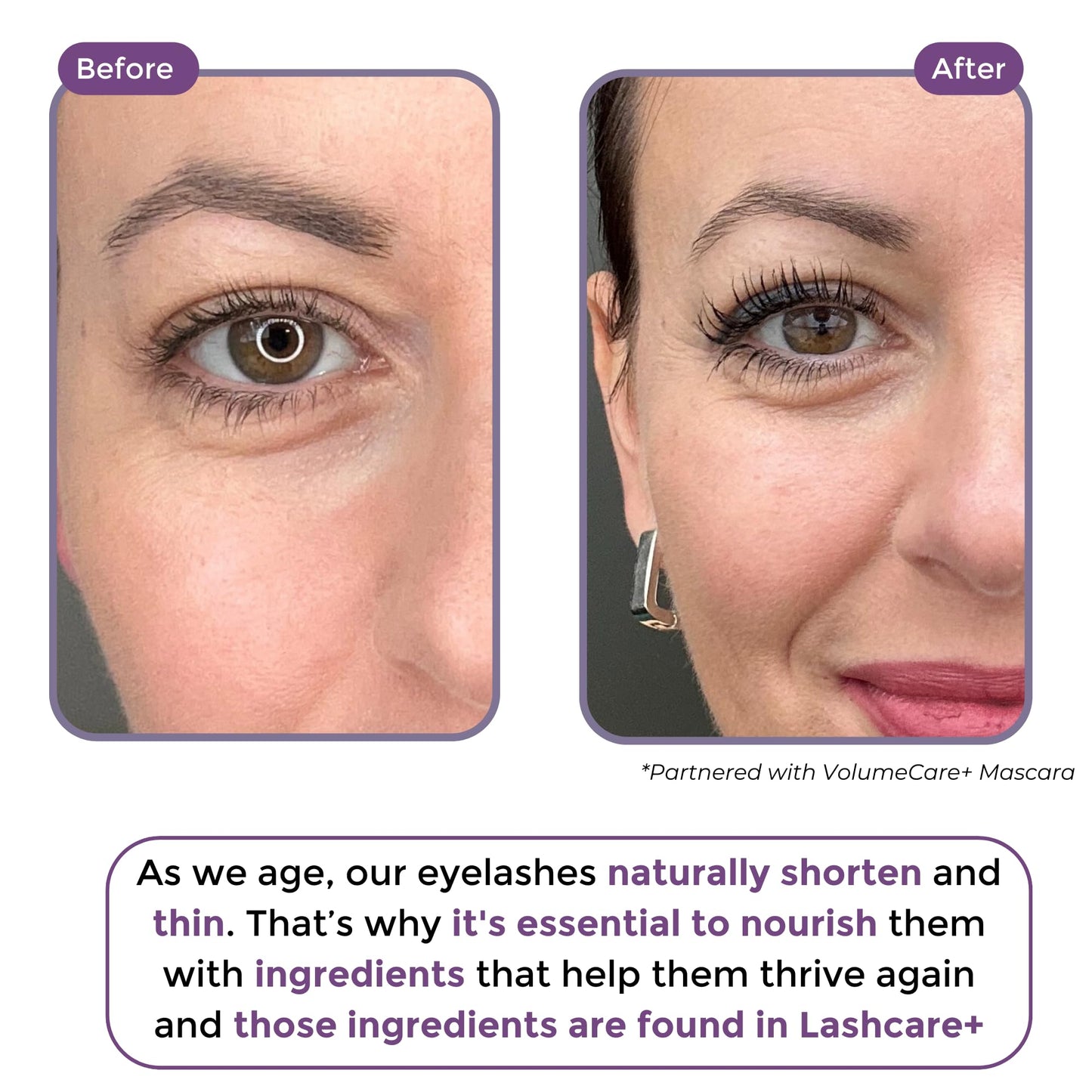 Rumi Cosmetiques LashCare+ Eyelash Enhancing Serum — Longer, Fuller Lashes in 12 Weeks (Sensitive Eyes)