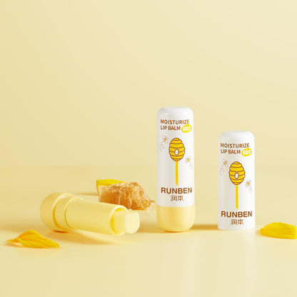 RUNBEN Kids Lip Balm - Moisturizing Baby Lip Care for Toddlers (0.14 oz)