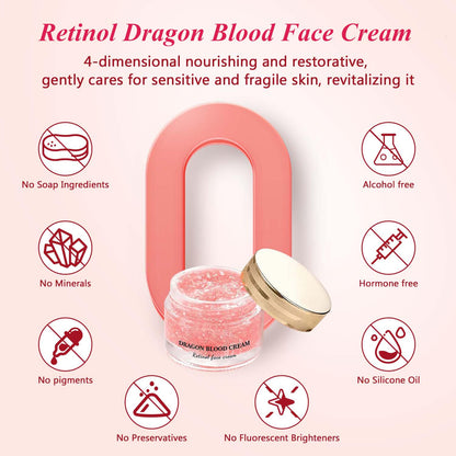 RunBuxd Dragons Blood Easy Cream – Retinol Face Cream for Firming & Nourishing (2 Pcs)