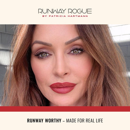 Runway Rogue 1993 Lipstick – Moisturizing Matte Midnight Merlot (90s Vibe)