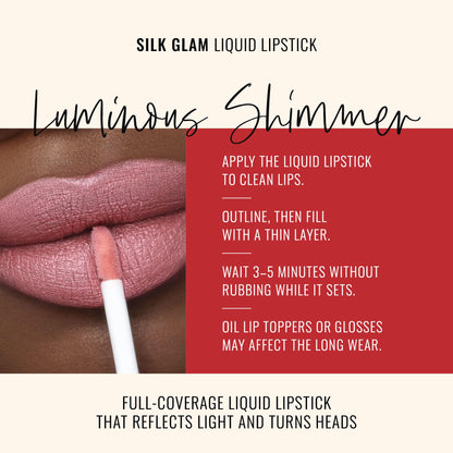 Runway Rogue Silk Glam Lipstick Call Sheet – Long-Wear Frosted Pink