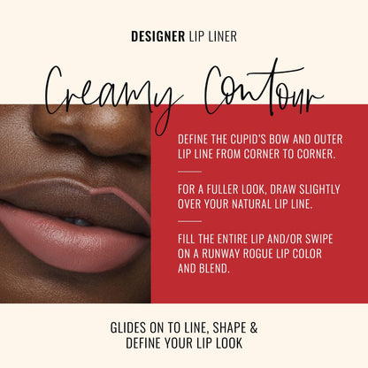Runway Rogue Designer Liner Lip Pencil – Nude Awakening (Matte Spiced-Nude)