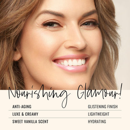 Runway Rogue LuxGloss Catwalk – High-Pigment Shimmer Lip Gloss in Soft Pastel Pink