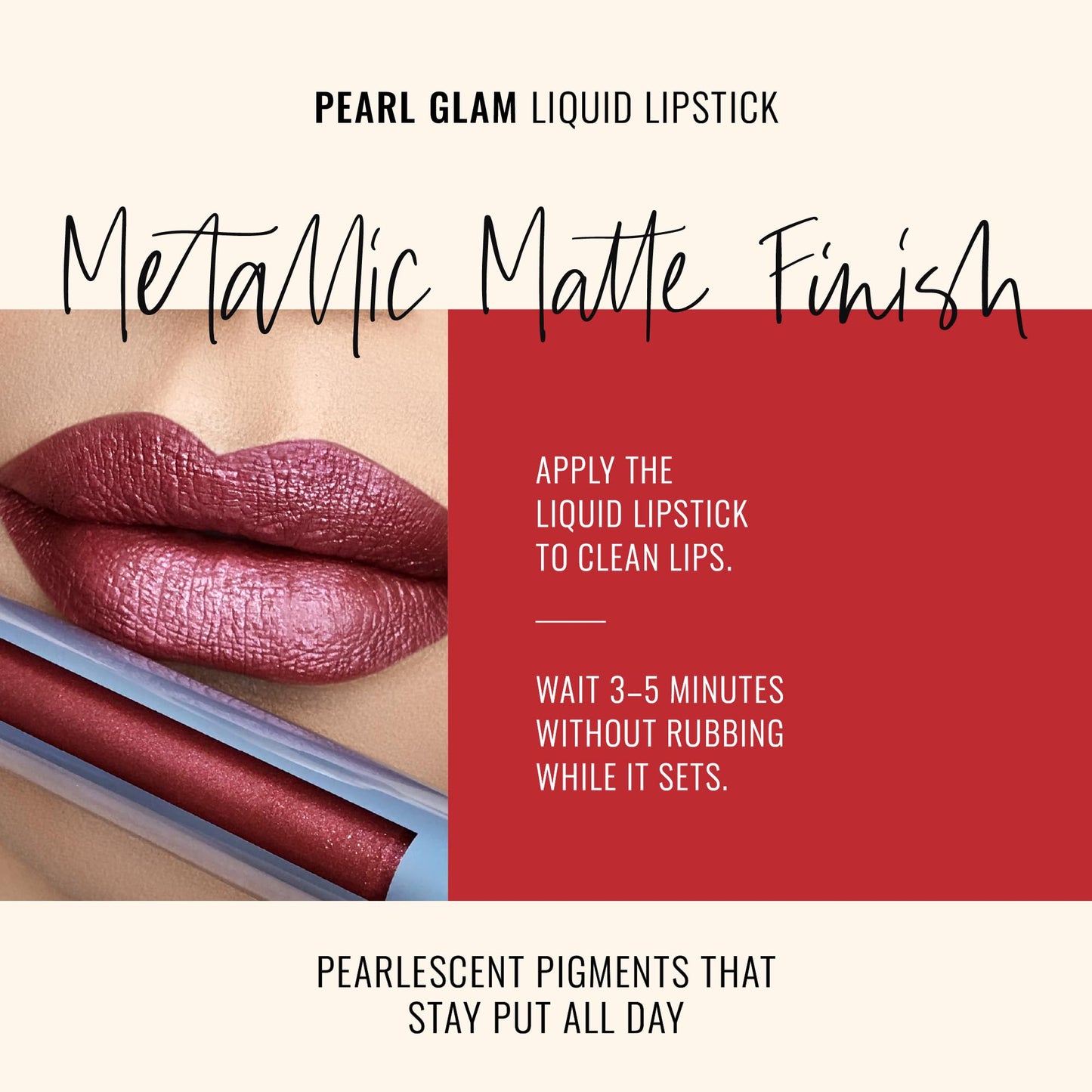 Runway Rogue Pearl Glam Long Wear Shimmer Lipstick in Callback | Metallic Earthy Berry-Bronze