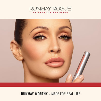 Runway Rogue Silk Glam Lip Trio – Long-Wear Frosted Lipsticks in Paparazzi, Couture, Sex Symbol