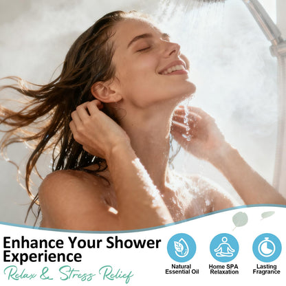 RUSEMLE Shower Steamers – 8-Scent Aromatherapy Gift Set for Men | Valentines Day Gift for Him