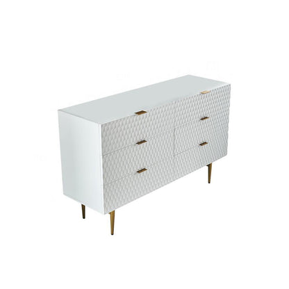 Rutland Sideboard, Gold & White