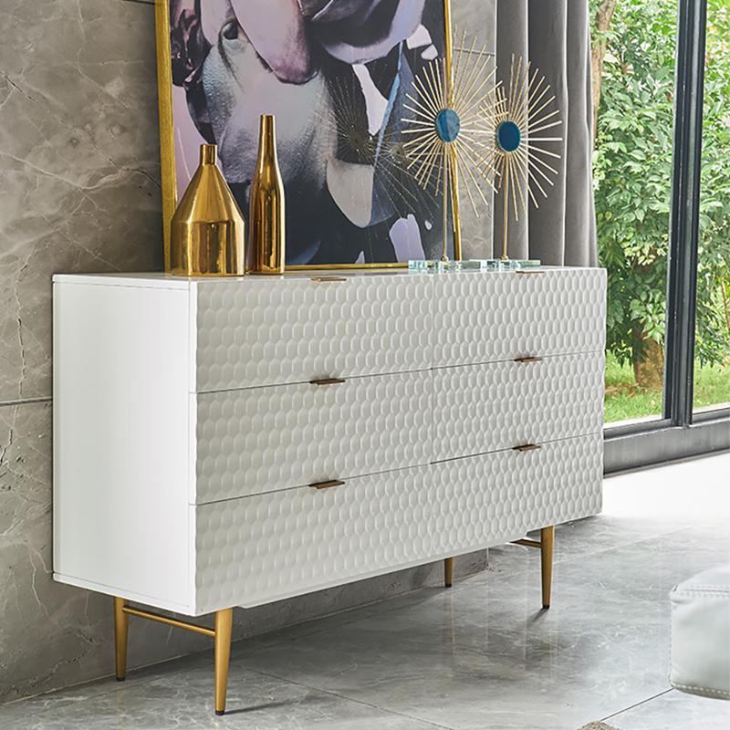 Rutland Sideboard, Gold & White