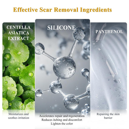 Rvlaim Scar Cream Silicone Gel | Advanced Scar Repair for Surgical, Burn, Acne Scars 1.85 oz