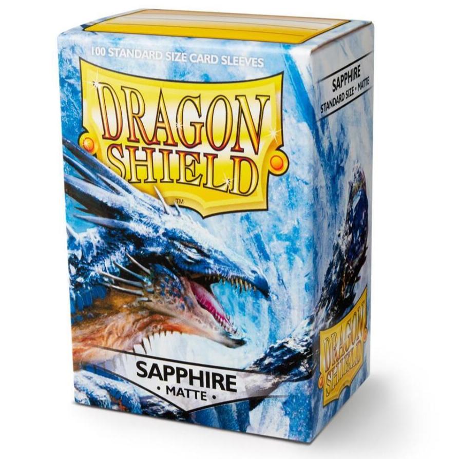 Dragon Shield - Matte Standard Size Sleeves 100pk - Sapphire