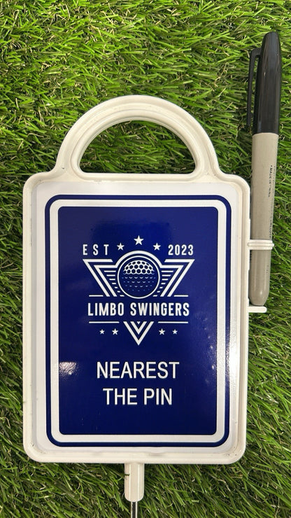 Custom Eco-Friendly Golf Event Sign x1 – Nearest Pin or Longest Drive