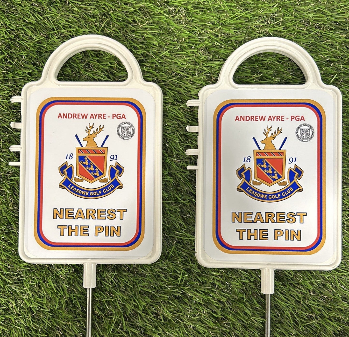Custom Eco-Friendly Golf Event Sign x1 – Nearest Pin or Longest Drive