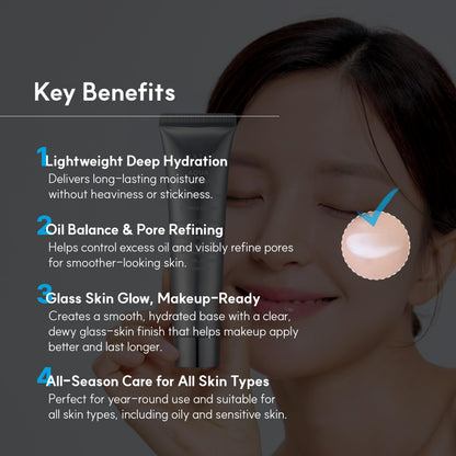 S.NATURE AQUA SQUALANE MOISTURIZING CREAM | Hydrating Face Moisturizer for Dry & Sensitive Skin, 150,000 ppm Squalane, Pore Care (80 ml)