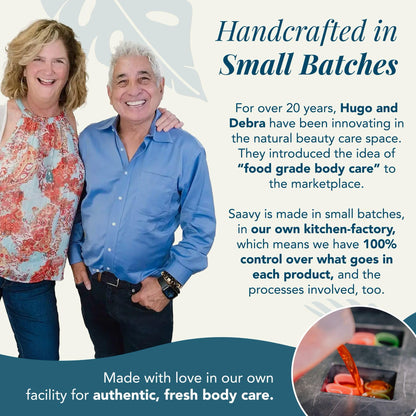 Saavy Naturals Deeply Hydrating Body Cream – Tahitian Vanilla, 2×8.5 fl oz