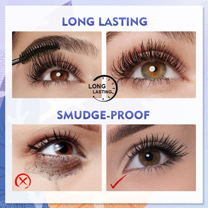 SACE LADY Black Mascara – Waterproof, Volume & Length, Smudge-Proof, Natural Look