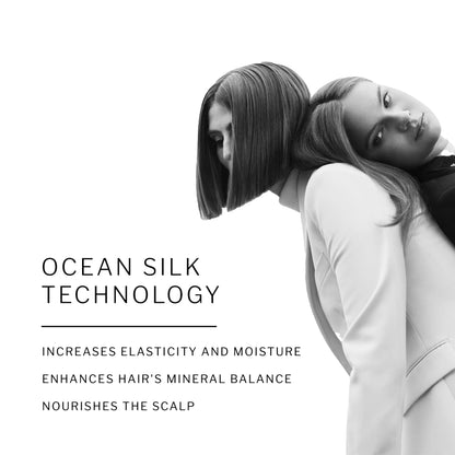 SACHAJUAN Moisturizing Shampoo & Conditioner Set | Deep Hydration for Dry, Damaged Hair | Ocean Silk Technology & Argan Oil | Vegan & Paraben-Free