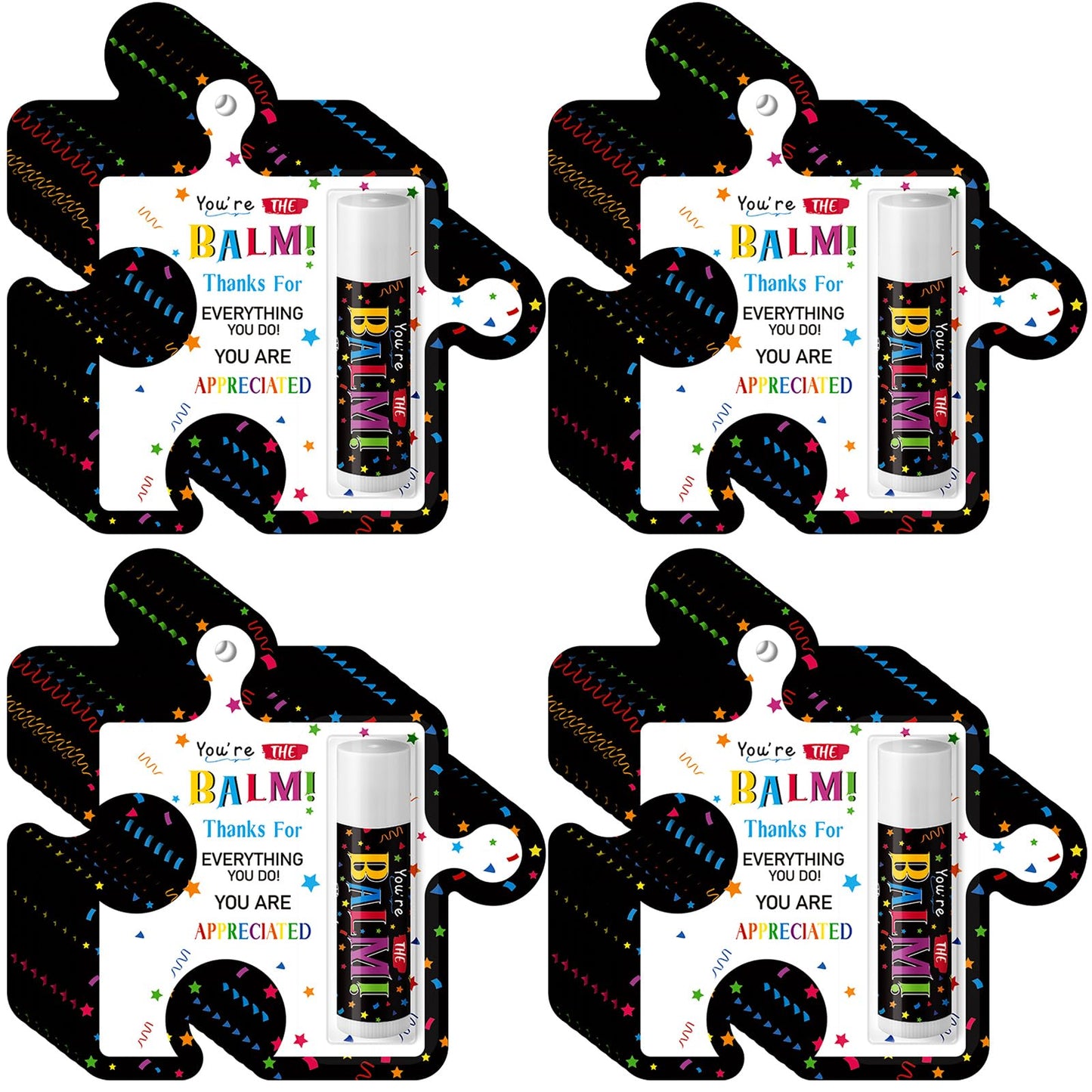 Sacubee 30 Pack Lip Balm Bulk Gifts – You're the Balm Vanilla Flavor