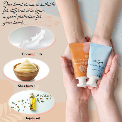 Sacubee 24-Piece Christian Hand Cream Gift Set – Bible Verse Travel Lotion