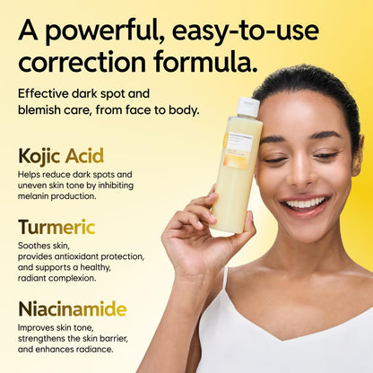 SAEKDONG SEOUL 5% Niacinamide Milky Toner with Kojic Acid & Turmeric – Dark Spots & Gentle Hydration (200ml)