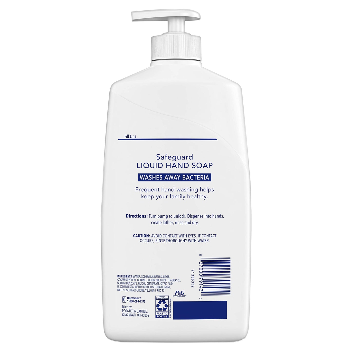Safeguard Liquid Hand Soap with Micellar Deep Cleansing — Fresh Clean Scent, 25 oz Bottle (Pack of 1)